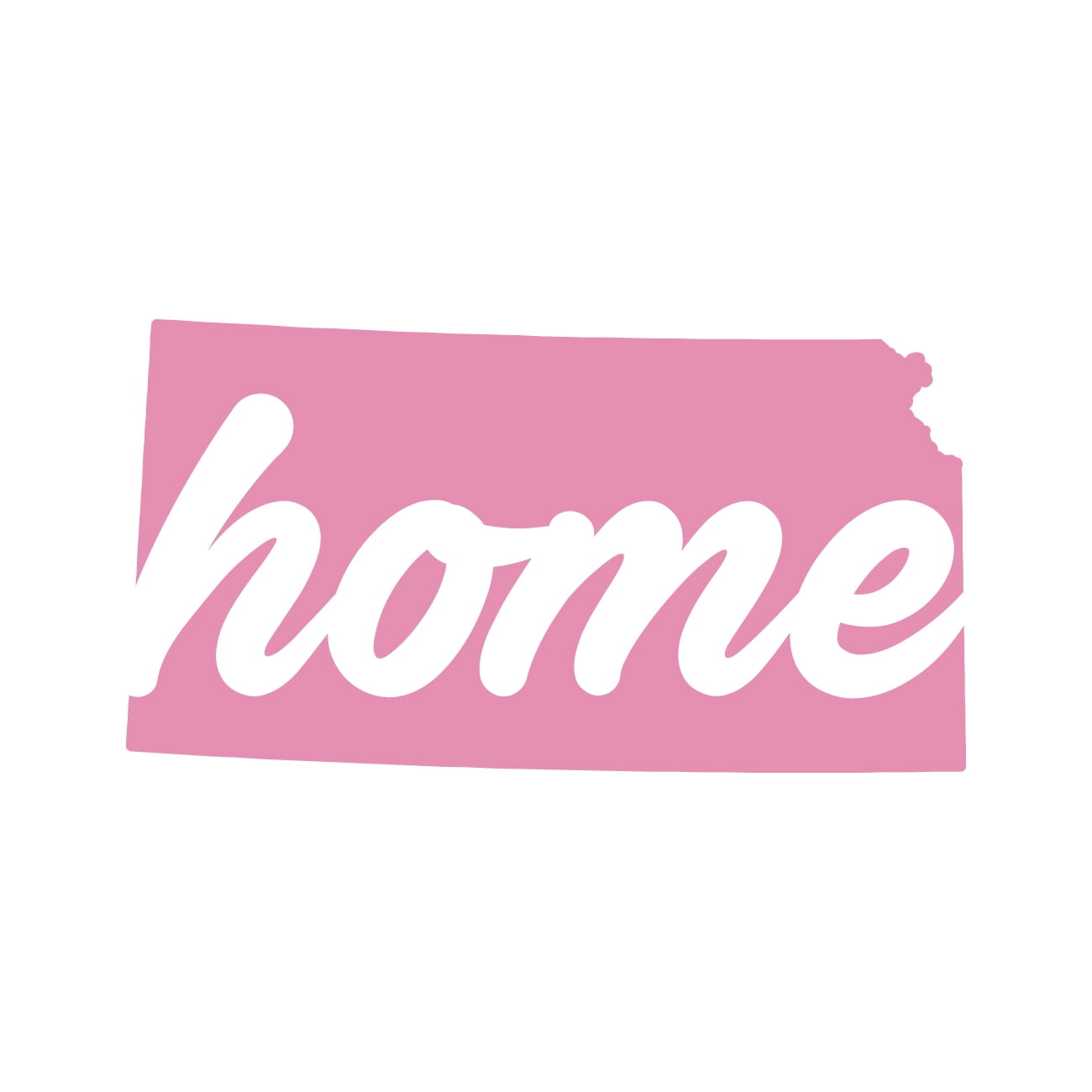 Kansas Home Sticker Decal Die Cut Self Adhesive Vinyl Weatherproof