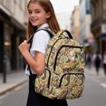 thumbnail image 2 of Jeiento Baseball Bass Fish School Backpack for Boys 8-10 Camo Bookbags 17 Inch Portable Handle Knapsack with Zipper Multi Compartments School Bag, 2 of 7