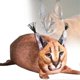 thumbnail image 1 of Cartoon Cat Soft Stuffed Animal Plushie Figure Cute Big Cat Plush Throw Pillow Lumbar Back Cushion Cute Pillows Gift for Kids and Fans, 1 of 3