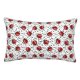 thumbnail image 1 of Fotbe Red Ladybugs On Black Dotted Funda de Almohada Decorativa Estilo Occidental, Lujo en Algodón, Fundas para Almohadas King, Cojín Estampado para Decoración del Hogar-14"x20", 1 of 6