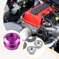 thumbnail image 6 of Dickly 21mm Universal Push Button Hood Latch Kit Accessories Spare Parts Anti SHAKE Purple, 6 of 9