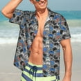 thumbnail image 5 of Picia Video Game Gentle Cotton Regular Fit Short Sleeve Casual Hawaiian Shirt for Men-Small, 5 of 9
