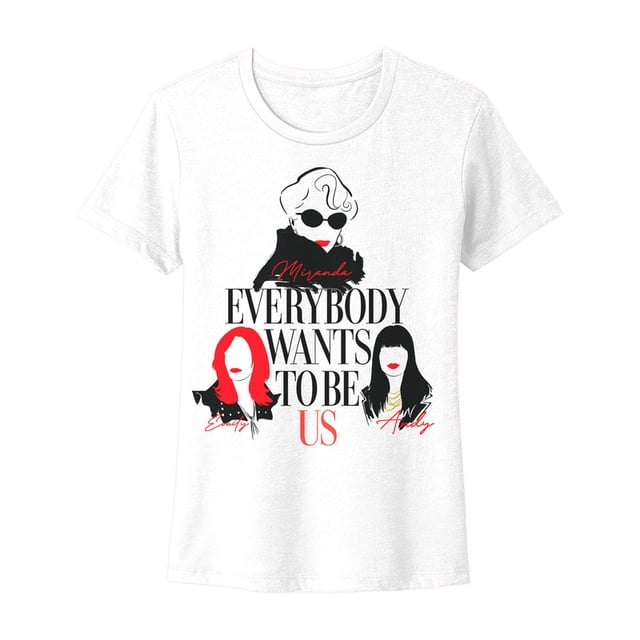 Playera Diablo Viste a la Moda para Mujer, Cuello Redondo Manga Corta Blanco Talla M