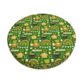 thumbnail image 1 of Disketp traditional Irish colours Funda Redonda para Taburete, Funda de Cojín para Silla de Bar Suave y Elástica-14 inch, 1 of 7