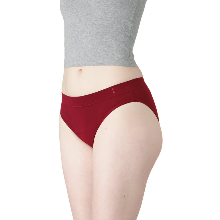 Thinx for All™ Women's Briefs Period Underwear, Super Absorbency, Rhubarb  Red