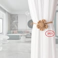 thumbnail image 3 of Cortina Atrás Forma Cortina magnética Hebilla de cortina no perforada Conjunto de decoración de oficina en hogar creativa para dormit perfecl Tizbacks de cortina, 3 of 8