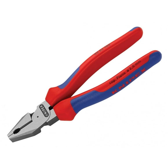 Knipex 02 02 Series High Leverage Combination Pliers, Multi-component Grip