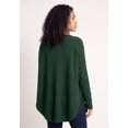 thumbnail image 2 of Ellos Plus Size Scoopneck Long Sleeve Pullover Poncho Sweater, 2 of 4