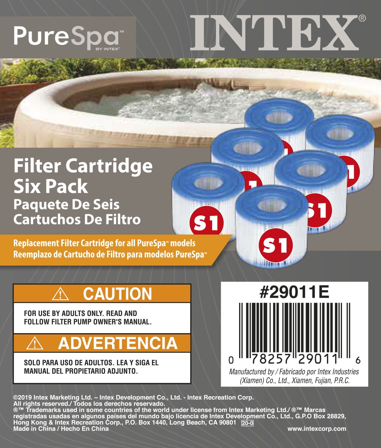Intex Filter Cartridge - Type S1 - in Twin Packs by GEEZYThe Magic Toy Shop
