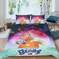 thumbnail image 2 of We Bare Bears Conjunto de sábanas temático, trío de piezas, cómodo y amigable con la piel, diseño único, regalo de decoración para el hogar para familiares, amigos y fans,140X210cm, 2 of 6