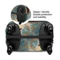 thumbnail image 2 of Yiaed Beautiful Red Train Hot Air Balloon Print Travel Luggage Cover Suitcase Protector Fits 18-32 Inch Luggage Wheel Covers Patterned Elastic Luggage Anti-scratch（No luggage）-Large, 2 of 5