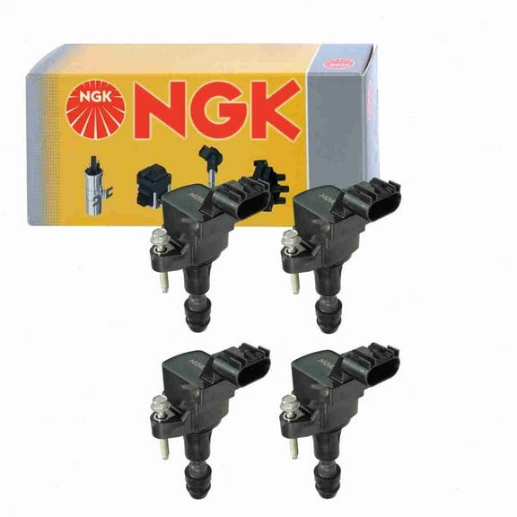 4 pc NGK Ignition Coils compatible with Chevrolet Captiva Sport 2.4L L4 2012-2015