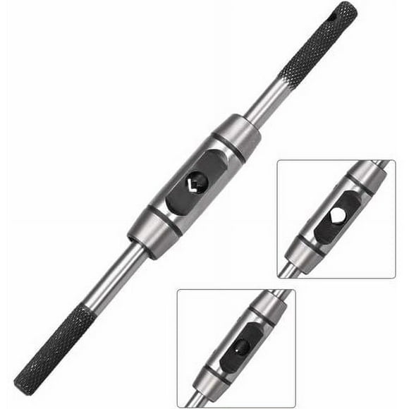 Dinheiro Left Hand Tap Holder Adjustable Tap Wrench Handle for Metric M1-M8 Tap Countersink Wrench Tapping Tool Body Die Casting