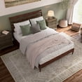 thumbnail image 4 of Savannah Queen Wood Low Profile Platform Bed in Walnut, 4 of 13