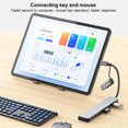 thumbnail image 4 of Adaptador USB C HUB 8 en 1 Lector Tarjetas SD/TF para MacBook/Pad Pro/Dell/HP, 4 of 9