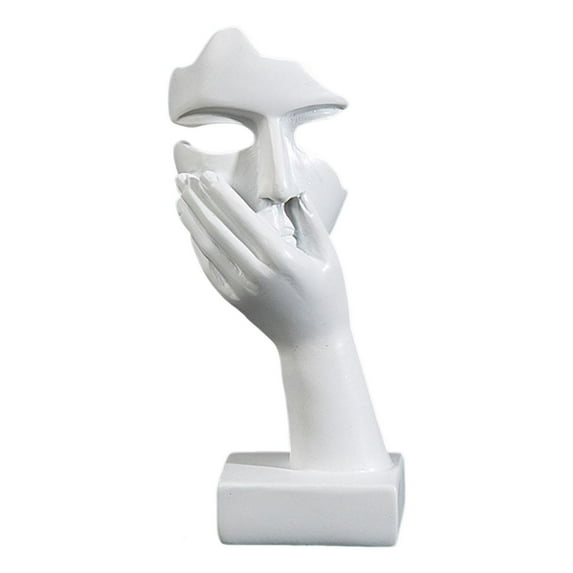 Penseur Statue Figurine Sculpture Créative Pour La Maison Ornement D'étagère