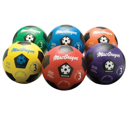 MacGregor 94300 Multicolor Soccer Prism Pack Size 3