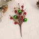 thumbnail image 3 of 6 bolas de purpurina navideñas para decorar el árbol de Navidad, ideal para fiestas y el hogar. rojo verde, 3 of 6
