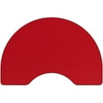 thumbnail image 2 of Mobile 48''W x 72''L Kidney Red HP Laminate Activity Table - Standard Height Adjustable Legs, 2 of 3