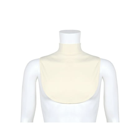 - MSR Imports Unisex Mock Turtleneck Dickey - Beige, Black, Blue, Red, White
