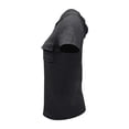 thumbnail image 6 of SXCXLSA Women Short Sleeve Hoodie Casual Solid Color Pocket TShirt Lightweight Zipper Detail Hooded Top Summer Sporty Relaxed Fit Blouse Breathable Comfortable Ladies Active, 6 of 8
