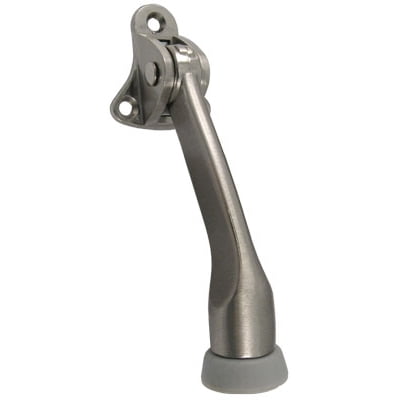 Kick Down Door Stop Satin Nickel