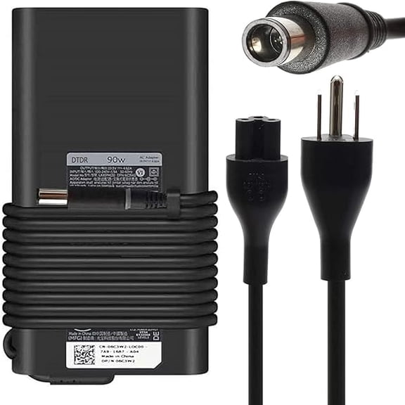 xixishop 90W Laptop Charger Compatible with DELL Latitude E5430 E5440 E5450 E5530 E5540 E5550 E6220 E6230 E6320 E6330 E6400 E6410 E6420 E6430 E6440 E6500 E6530 E6540 Power Adapter Supply Cord