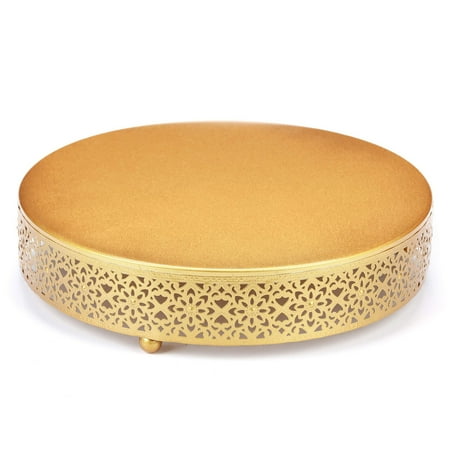 

HIABIO Wedding Cake Stand Decoration Party Mirror Tray Dessert Electroplate Gold Cupc ake Table Home Display Tools
