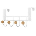 thumbnail image 1 of Ganchos Para Puerta Trasera, Colgador De Toallas Para Puerta Blanca Horizontal Sin Perforaciones De Hierro, Fácil Instalación, Colgador Para Puerta Trasera, Fuerte Y Confiable,, 1 of 8