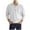 White, variant on IROINNID Savings Mens Pullover Shirts Long Sleeve Solid Turndown Pullover Button Blouse,Red