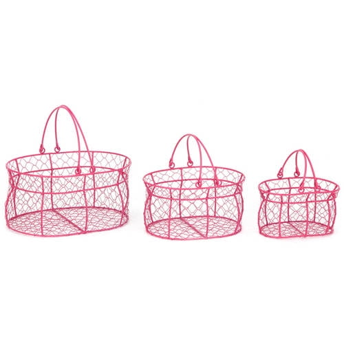 Children's Chicken Wire Easter Basket, Small, Choose Your Color
