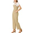 thumbnail image 4 of Allegra K Women's Ruffled Neck Country Style Jumpsuits, 4 of 6