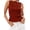 Brown, variant on Women Shirred Tank Top Ruffle Sleeveless Tanks Frill Smocked Crew Neck Tops Blue S