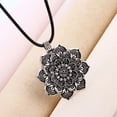 thumbnail image 2 of 2x Collares con Colgante de Loto de Buda Tibetano Vintage para Hombre, Mandala de Yoga, Yinane Collar Colgante Vintage, 2 of 8