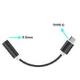 thumbnail image 3 of USB 3.1 a 3.5mm Conector de Auriculares Conector de sonido Convertidor Negro CUTICAT Cable de audio tipo C, 3 of 8