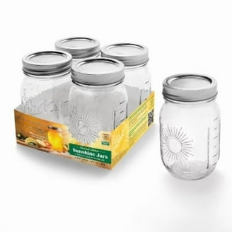 Ball 4oz Quilted Jelly Jars, Regular Mouth, Glass, Set of 12 with