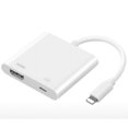 thumbnail image 1 of Hdmi Adapter For Iphone To Tv, 1080p Hd Digital Av Adapter, Compatible With Iphone,ipad, Power Supply Needed, 1 of 3