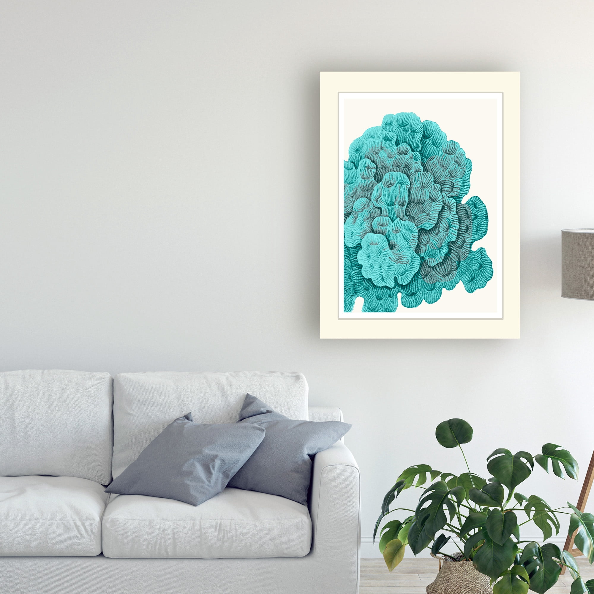 Trademark Fine Art 'Blue Underwater Scenes 1 B' Canvas Art by Fab Funky