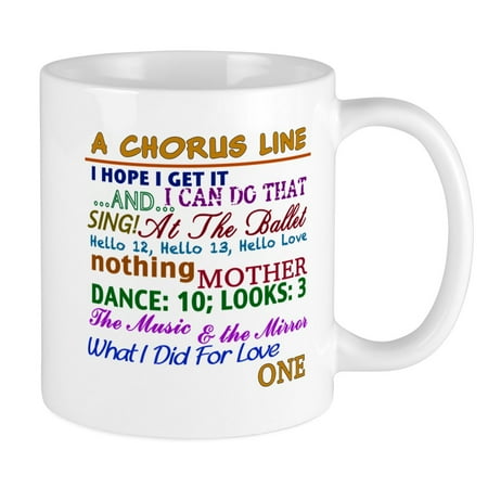 

CafePress - A Chorus Line The Songs Mugs - Ceramic Coffee Tea Novelty Mug Cup 11 oz