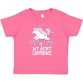 thumbnail image 3 of Inktastic My Aunt Loves Me Unicorn Girls Baby T-Shirt, 3 of 5
