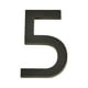 thumbnail image 1 of Placas de matrícula acrílicas 10CM Rótulos decorativos negros | Acentos elegantes y modernos de decoración para el hogar | Letras y números personalizables autoadhesivos | Arte de pared, 1 of 2