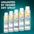 Degree Unlimited Long Lasting Antiperspirant Deodorant Dry Spray, Fresh