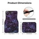 thumbnail image 5 of Fotbe Lilac Juego de 4 Tapetes para Auto con Estampado – Alfombrillas de Goma Reforzada, Diseño Antideslizante, Protección para Todo el Año – Vehículos, Autos, Camionetas y SUVs, 5 of 7