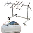 DENSET Auto Body Paint Tool Rack Repair Work Stand Door Hood Bumper ...