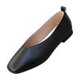 thumbnail image 2 of Norvail Flat Shoes for Women Slip On Comfortable Breathable Walking Ballerina Cute Ballet Flats Pumps Low Wedge Dolly Shoes One Step Easy Wear, 2 of 6