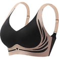 thumbnail image 1 of 2025New Lifting Anti-Sagging Wireless Push-up Bra, Women Adjustable V Neck No Underwire, 1 of 4