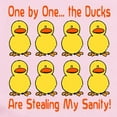 thumbnail image 2 of CafePress - Ducks Stealing My Sanity Infant Bodysuit - Baby Light Bodysuit, Size Newborn - 24 Months, 2 of 4