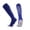 Z1-Blue-boys girls soccer socks, variant on MKOSPLRT Kids Soccer Baseball Socks Youth Boys Girls Long Striped Socks with Soccer Gifts 5-17 Years Thick Towel Bottom Cushion for Training Game