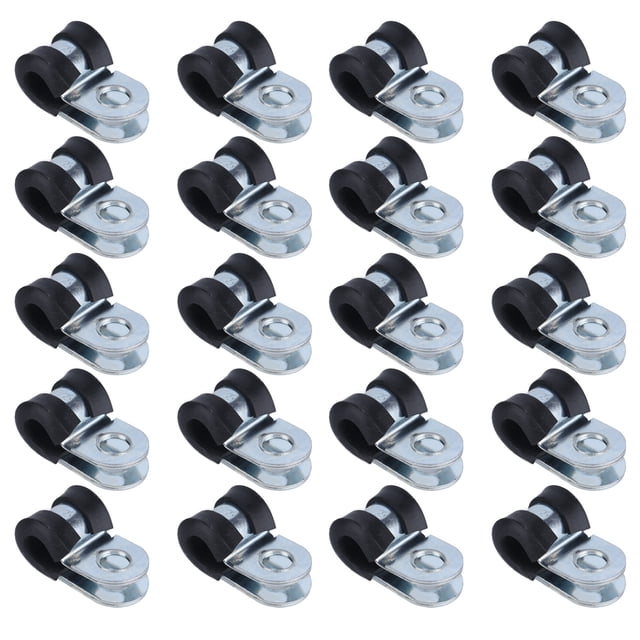 Collier de Serrage de Tuyau de Type R, 304 Collier Isolé par Câble en Acier Inoxydable Colliers de Serrage en Acier Inoxydable Méticuleusement Conçus