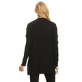 thumbnail image 4 of Women Knit Casual Solid Open Cardigan Sweater, 4 of 4